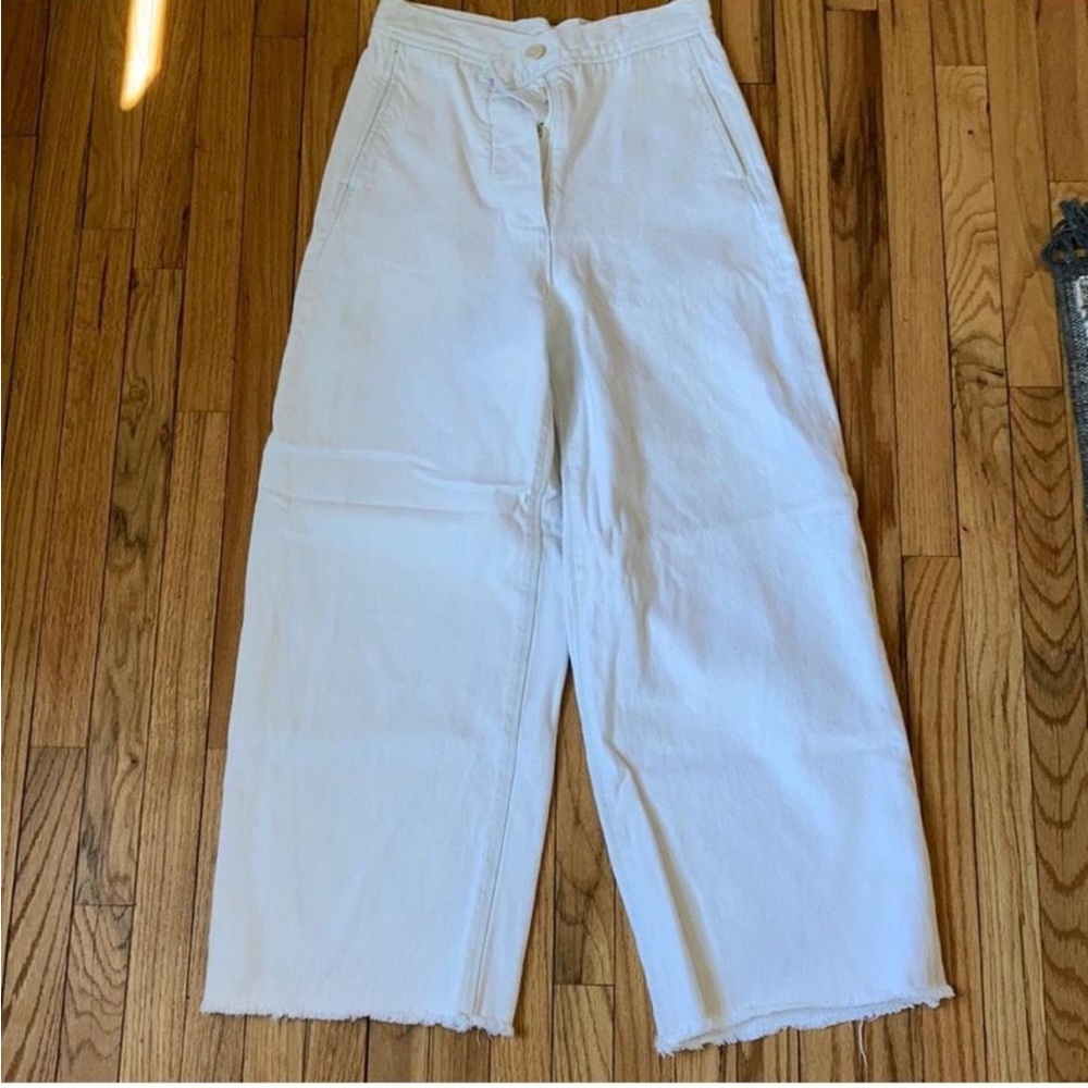 Aritzia Cotton Wide leg Denim Pants
